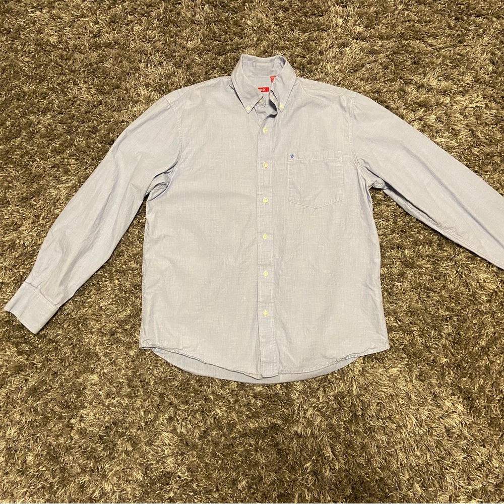 Blue Button Up - Picture 2 of 5